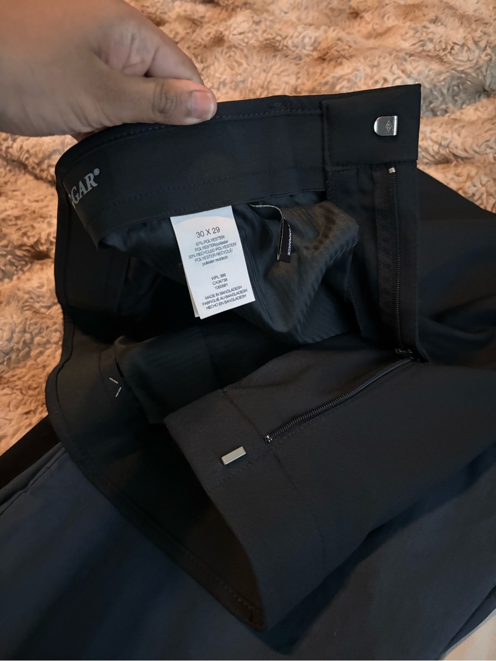 Briggs New York Black Tailored Dress Pants